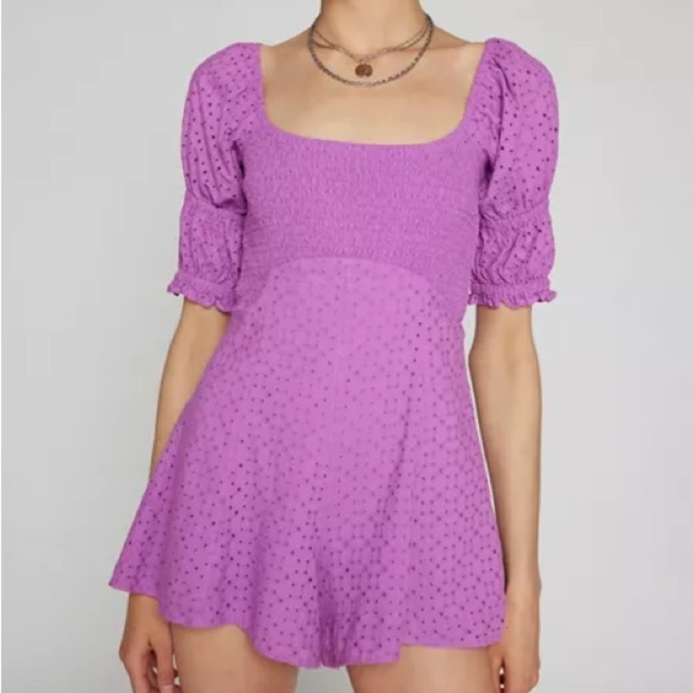 URBAN OUTFITTERS Purple Romper